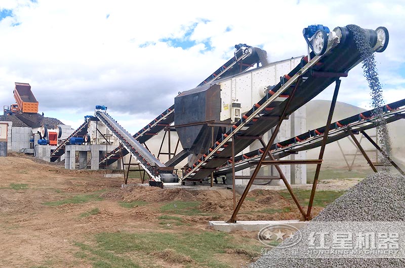 機制砂生產現(xiàn)場 機制砂生產現(xiàn)場