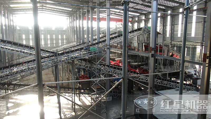 石子機(jī)生產(chǎn)線多少錢一套，附現(xiàn)場(chǎng)案例